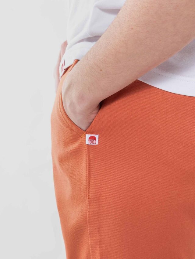 1083 - CHINO AJUSTE 263N coton bio filidenim flex uni brique Femme