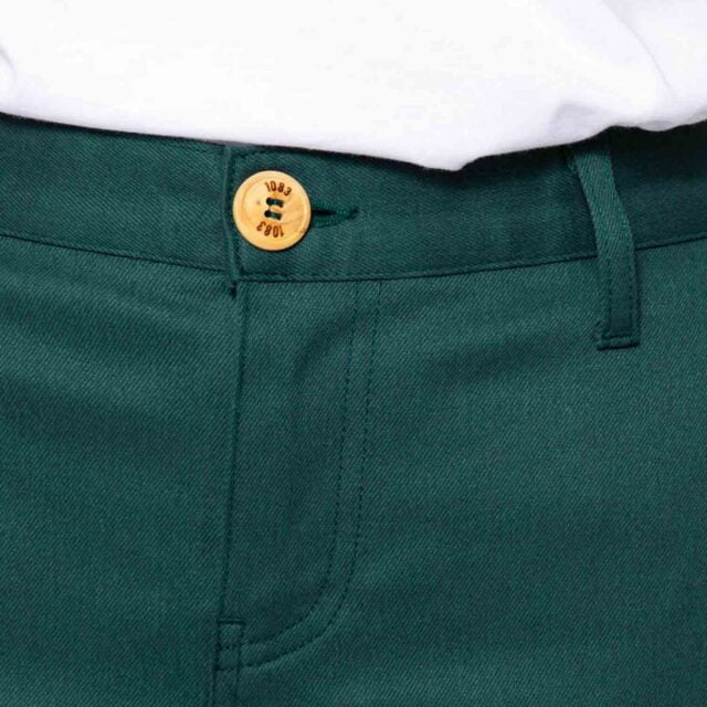 1083 - CHINO AJUSTE 263N coton bio filidenim flex uni vert emeraude Femme