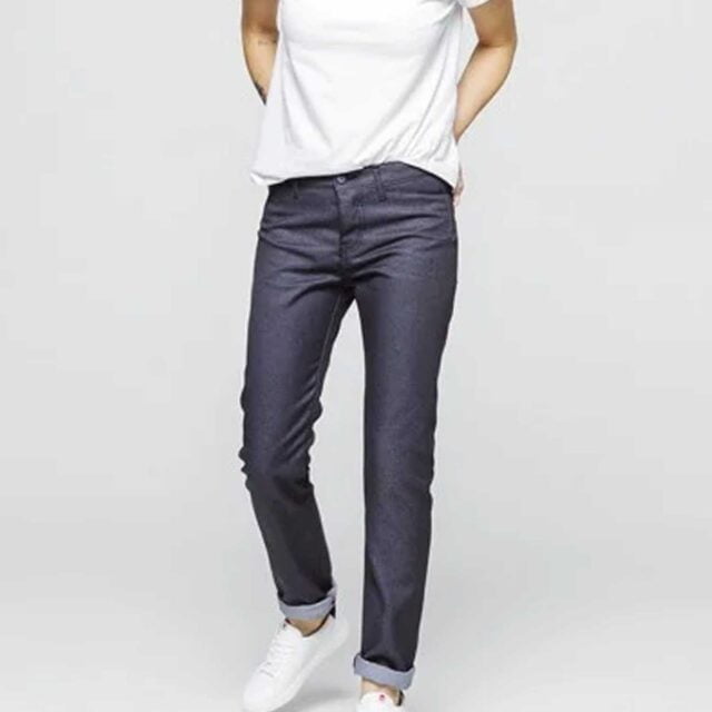 1083 - JEANS AJUSTE 283N INFINI recycle superdenim bleu Femme