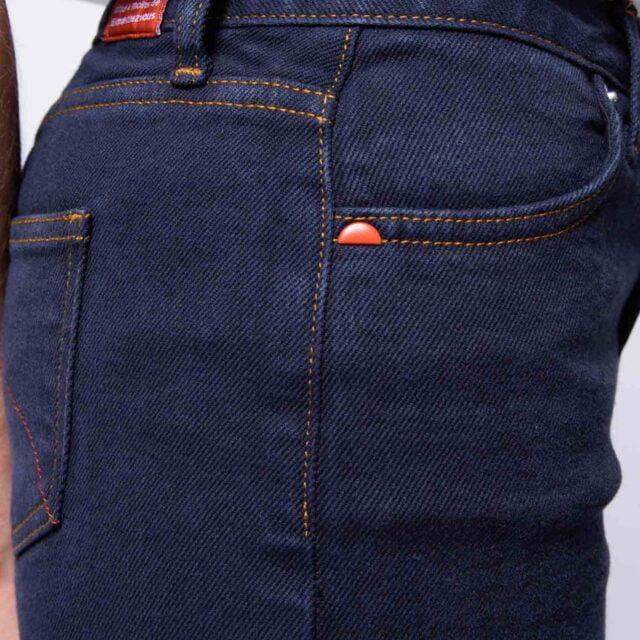 1083 - JUPE AJUSTEE 290N coton bio superdenim flex bleu nuit Femme