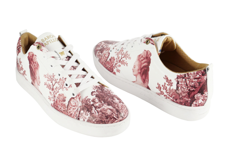 Baron Papillon - Sneaker Baron Papillon Basse Marie-Antoinette vieux rose