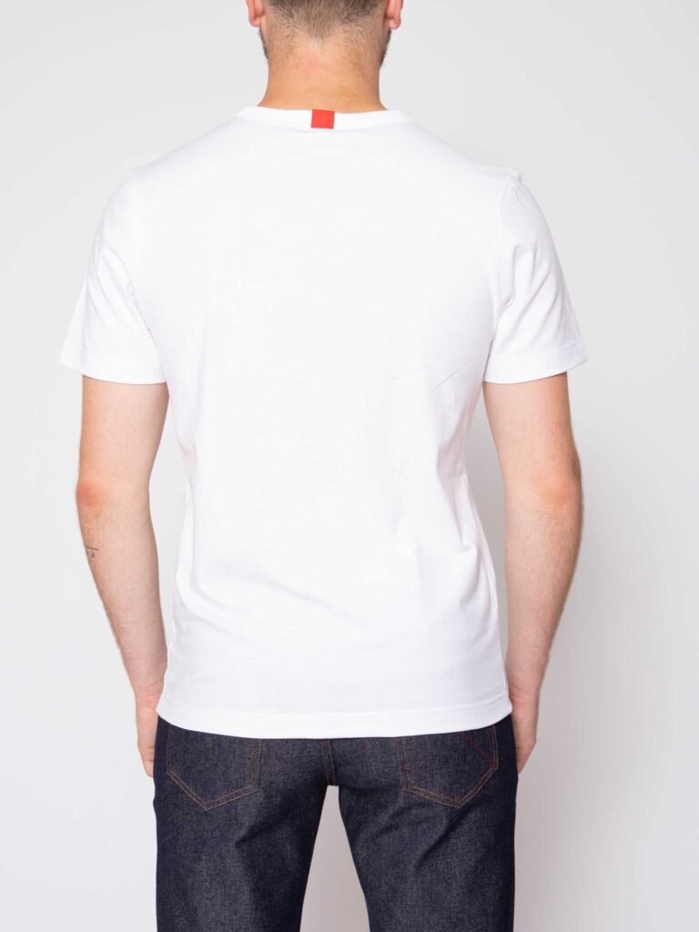 1083 - T-SHIRT 100 % coton bio blanc Homme