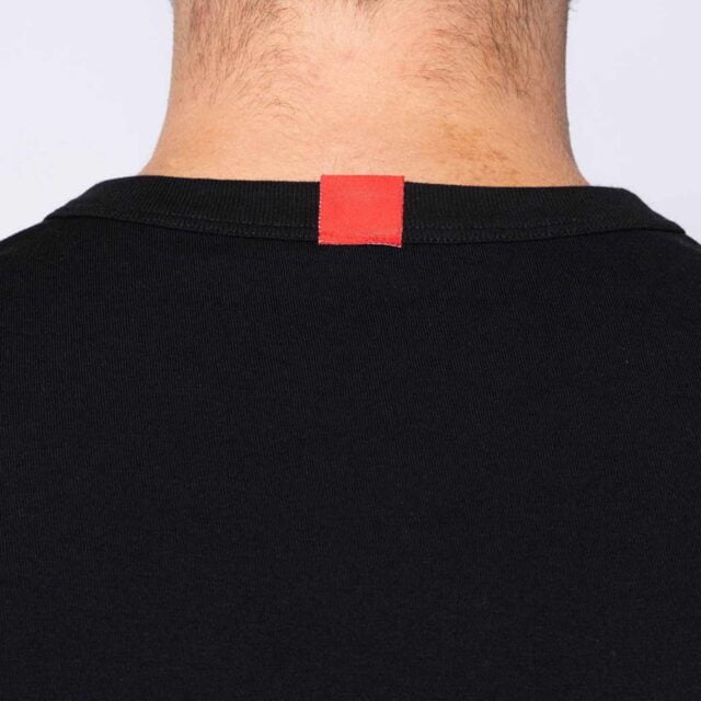 1083 - T-SHIRT  100 % coton bio noir Homme