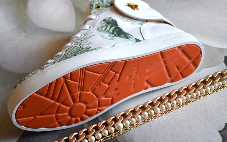 Baron Papillon - Sneaker Barons Papillom Mid Marie-Antoinette verte