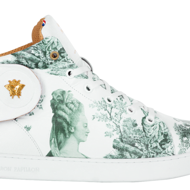 Baron Papillon - Sneaker Barons Papillom Mid Marie-Antoinette verte