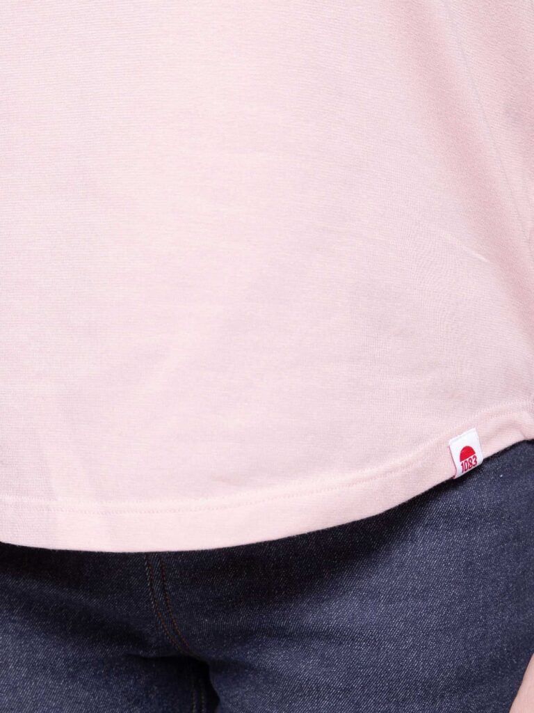 1083 - T-SHIRT COL ROND 403 UNI coton bio rose Femme