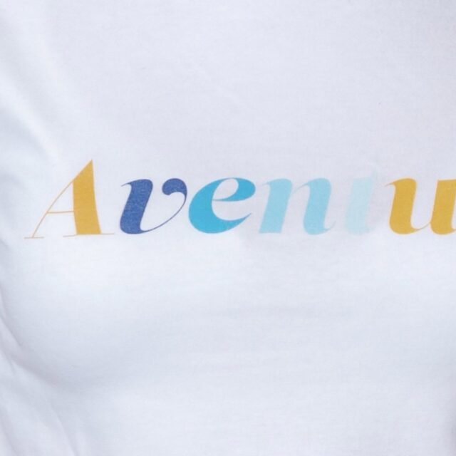 1083 - T-SHIRT COL ROND 403 AVENTURE coton bio blanc Femme