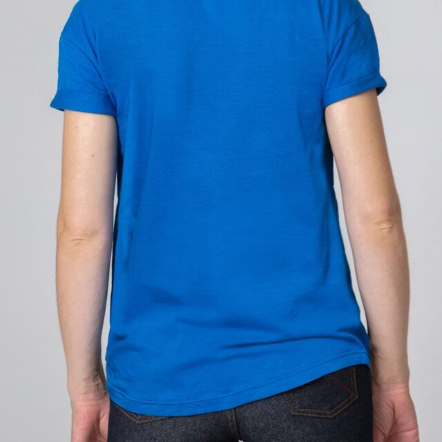 1083 - T-SHIRT COL ROND 403 PLUS MIEUX coton bio electrique Femme