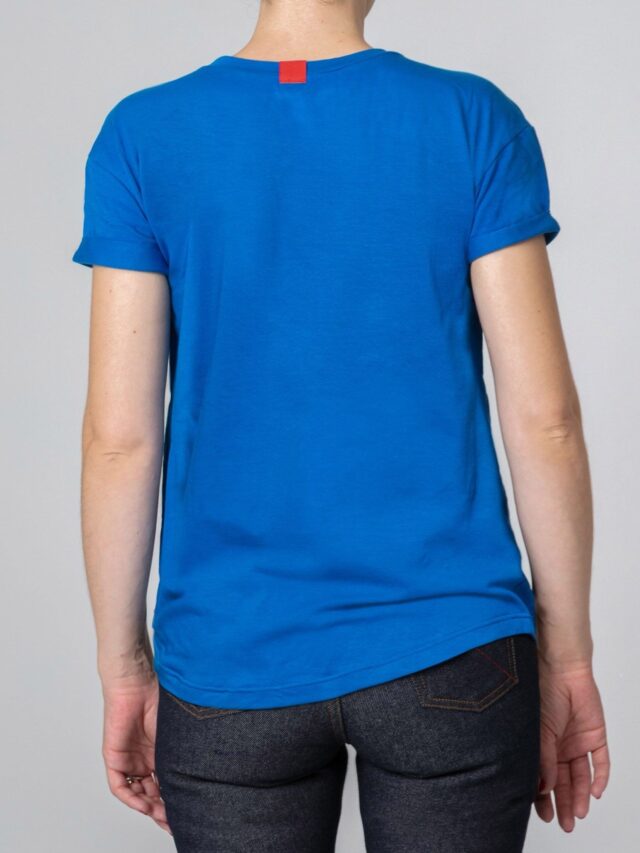 1083 - T-SHIRT COL ROND 403 PLUS MIEUX coton bio electrique Femme