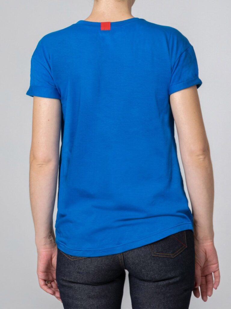 1083 - T-SHIRT COL ROND 403 PLUS MIEUX coton bio electrique Femme