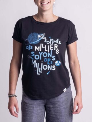 1083 - T-shirt col rond 403 time for the planet