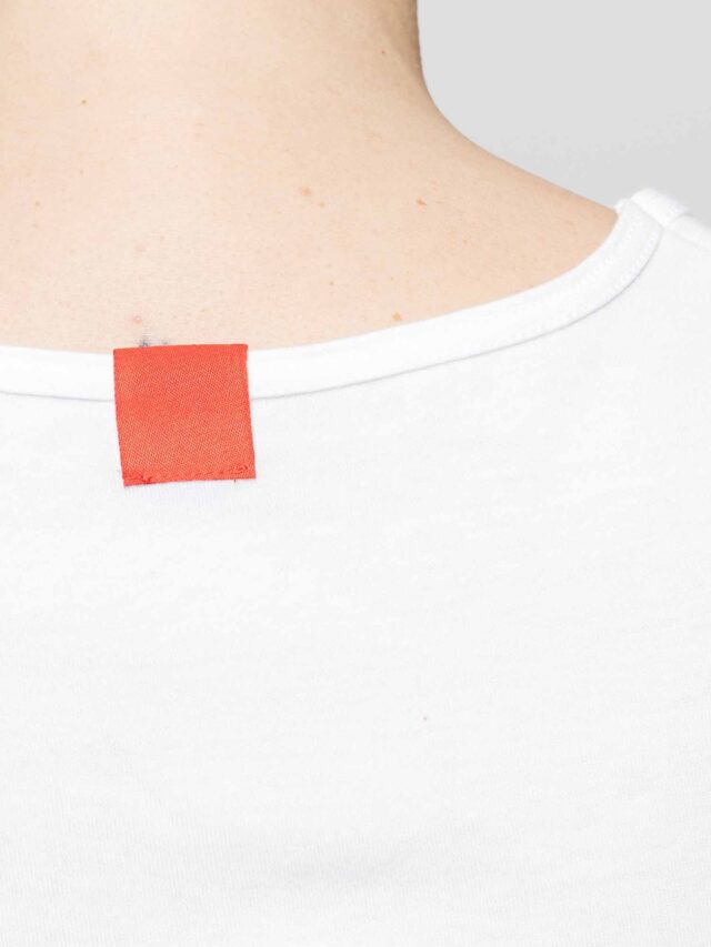 1083 - DEBARDEUR DROIT 450 UNI coton bio blanc Femme