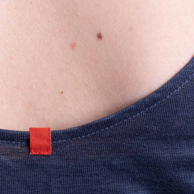 1083 - DEBARDEUR FLUIDE 451 UNI SPLICE lin bleu Femme