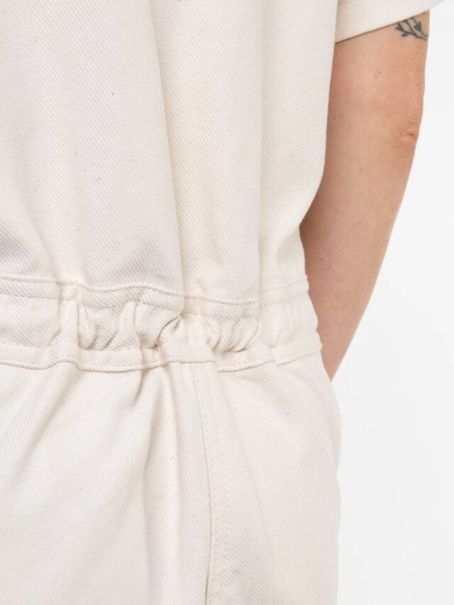 1083 - COMBISHORT AMPLE 572 UNI coton bio denimoriginal ecru Femme