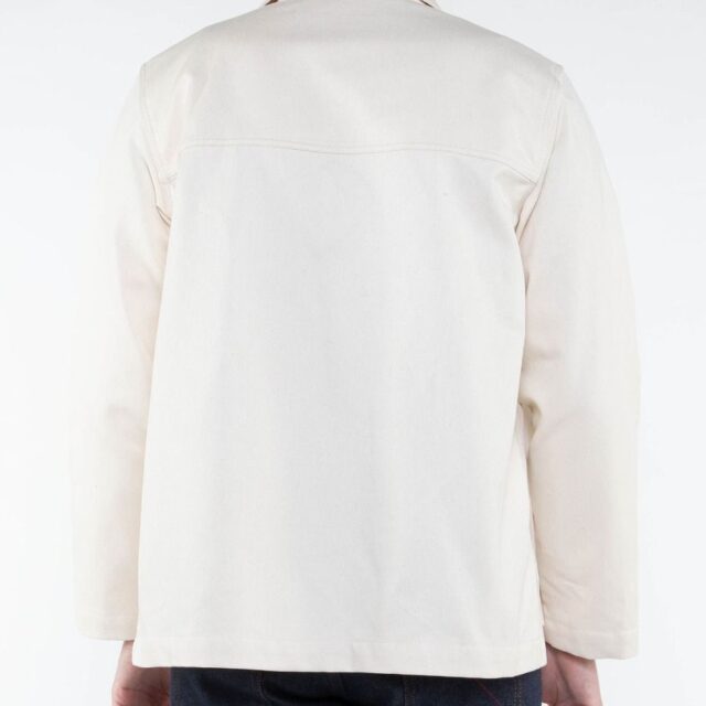 1083 - VESTE DE TRAVAIL DROITE 703 coton bio denimoriginal écru Homme