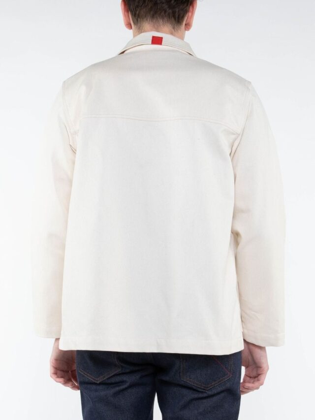 1083 - VESTE DE TRAVAIL DROITE 703 coton bio denimoriginal écru Homme