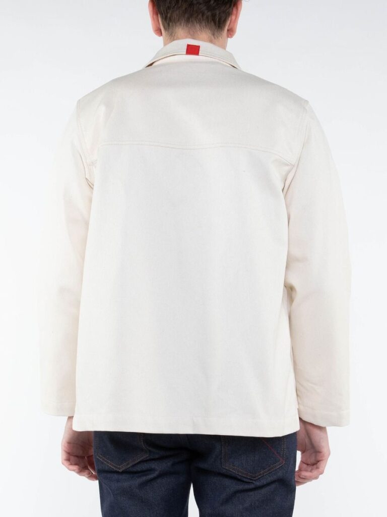 1083 - VESTE DE TRAVAIL DROITE 703 coton bio denimoriginal écru Homme