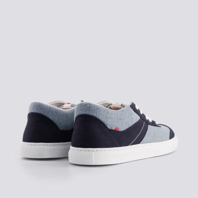 1083 - SNEAKERS VEGAN 901V jeans recycle bleu clair bleu Unisexe
