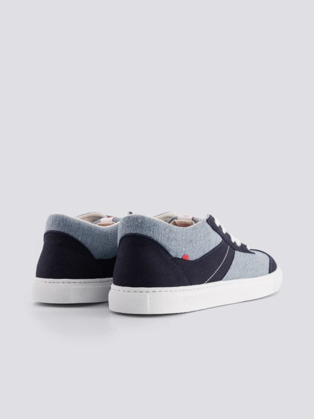 1083 - SNEAKERS VEGAN 901V jeans recycle bleu clair bleu Unisexe