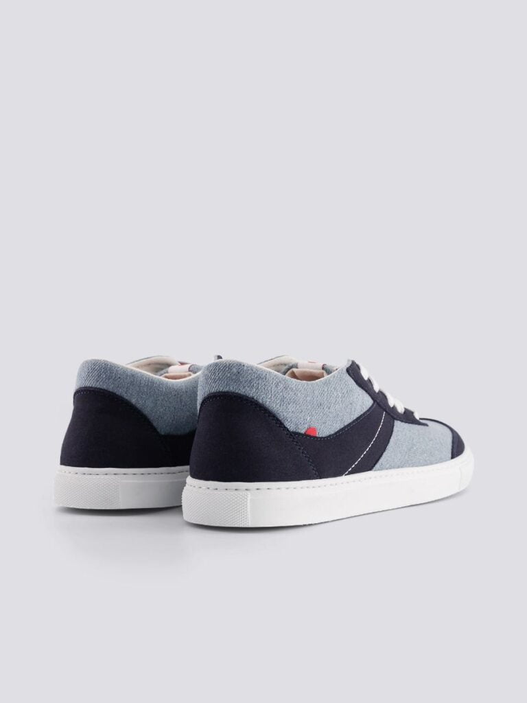 1083 - SNEAKERS VEGAN 901V jeans recycle bleu clair bleu Unisexe