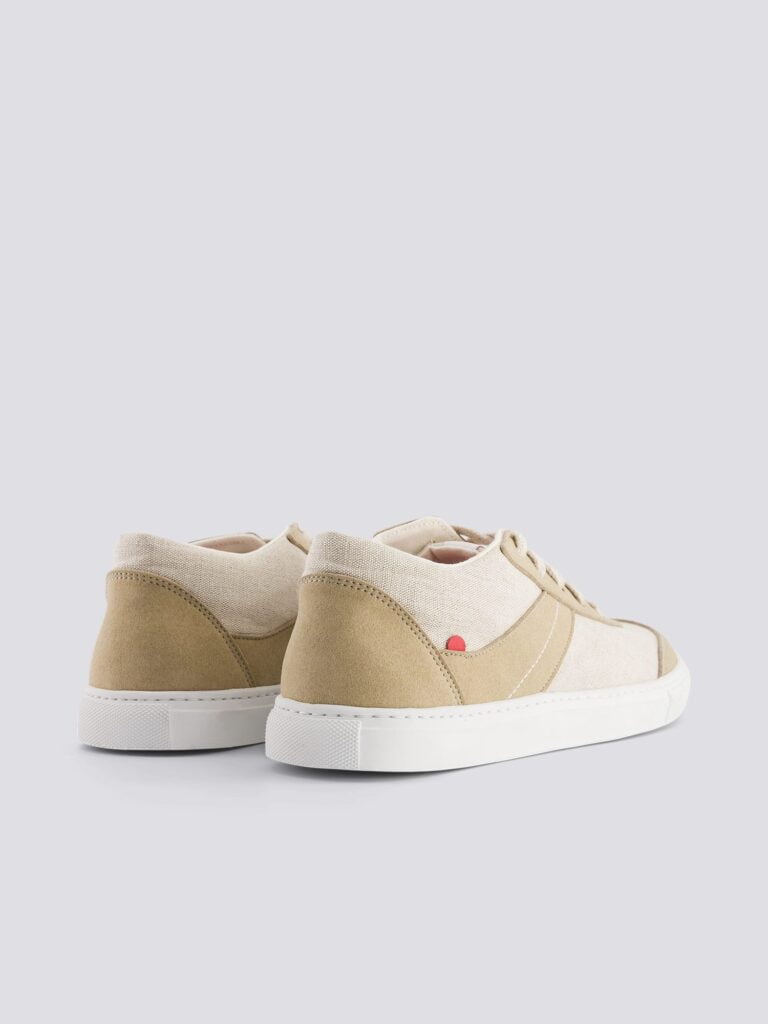1083 - SNEAKERS LIN VEGAN 901V microfibre beige Unisexe