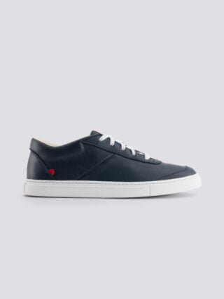 SNEAKERS 902 cuir bleu minéral Unisexe par la marque 1083 1083 - SNEAKERS 902 cuir bleu minéral Unisexe