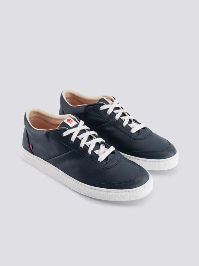 1083 - SNEAKERS 902 cuir bleu minéral Unisexe