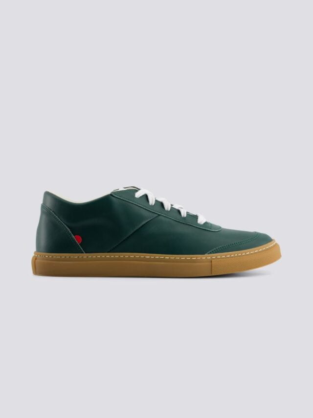 1083 - SNEAKERS 902 cuir vert sapin Unisexe