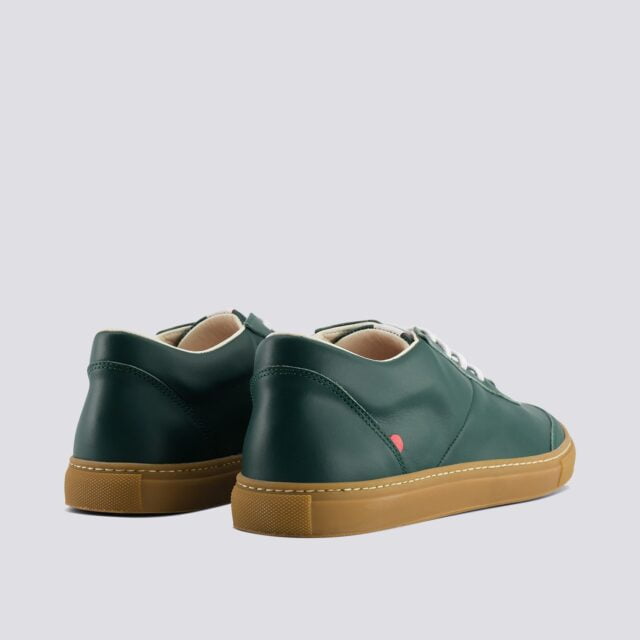 1083 - SNEAKERS 902 cuir vert sapin Unisexe