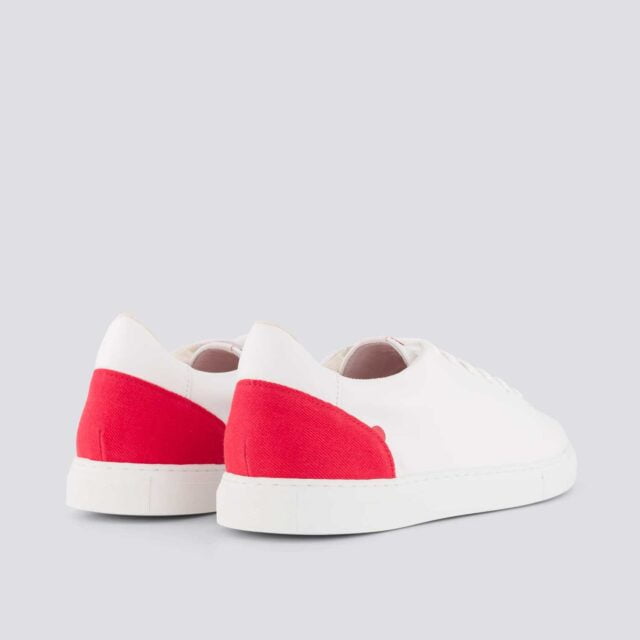 1083 - SNEAKERS 912 cuir rouge Unisexe