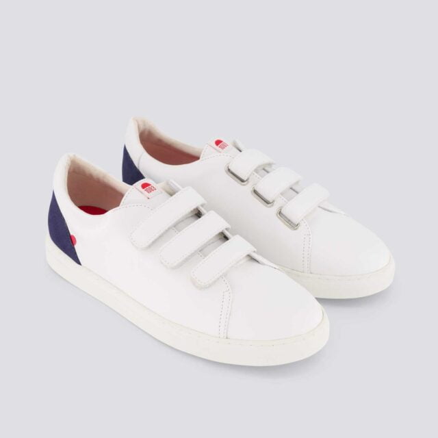 1083 - SNEAKERS 913 cuir bleu Unisexe