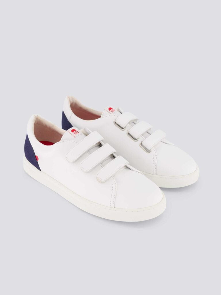 1083 - SNEAKERS 913 cuir bleu Unisexe