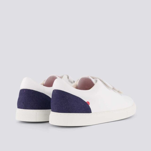 1083 - SNEAKERS 913 cuir bleu Unisexe