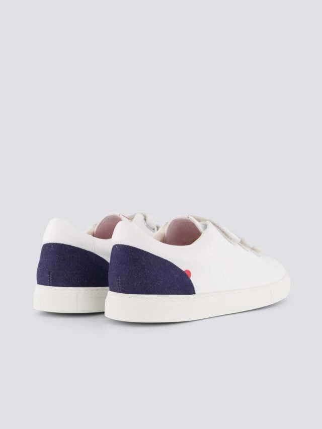 1083 - SNEAKERS 913 cuir bleu Unisexe