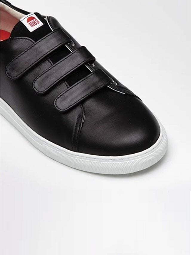 1083 - SNEAKERS 913 cuir noir Unisexe
