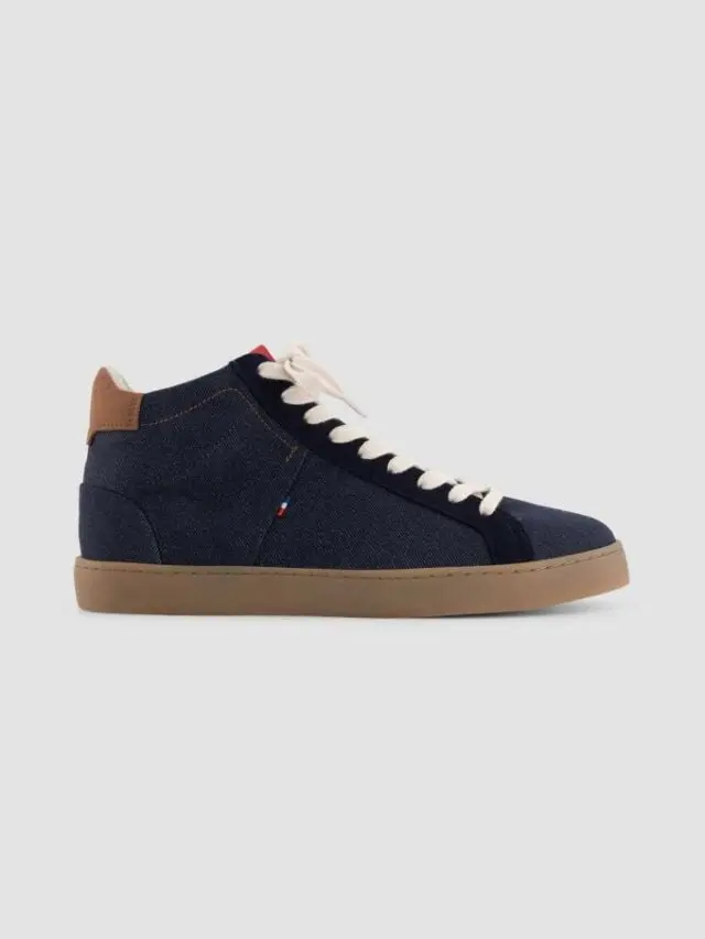 1083 - SNEAKERS RECYCLEES 949 SESSILE montantes superdenim bleu Unisexe