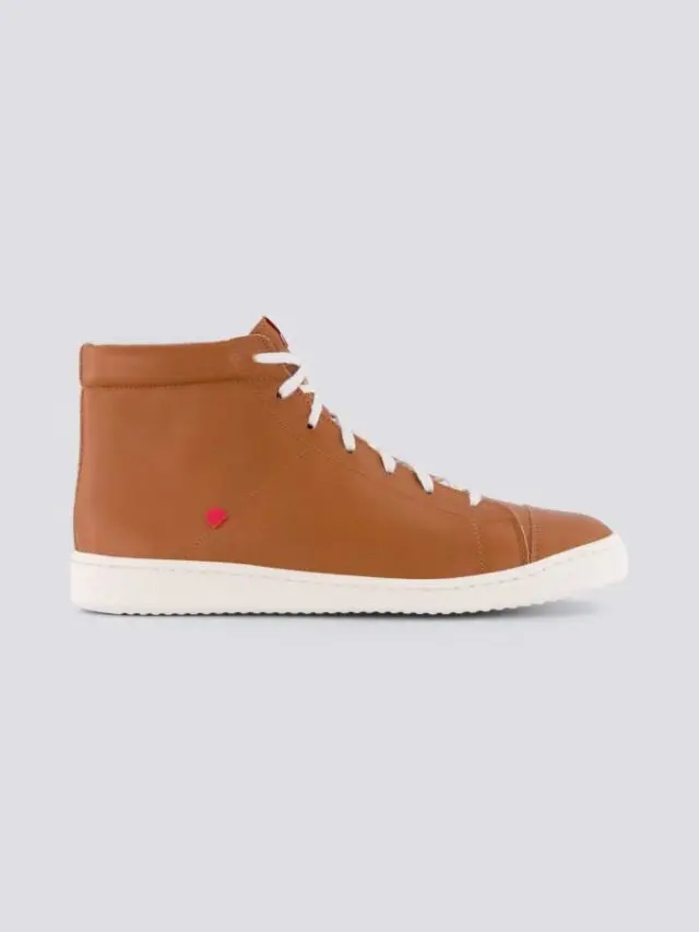 1083 - SNEAKERS MONTANTES 951 cuir camel Unisexe