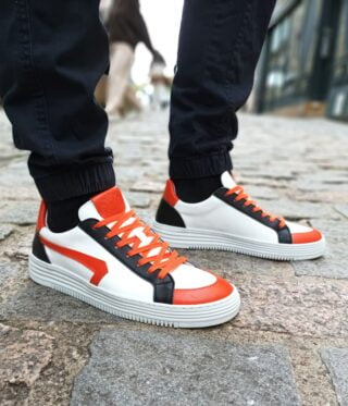 UNIQUA L’Atelier - ORSAY- Blanc / Noir / Orange