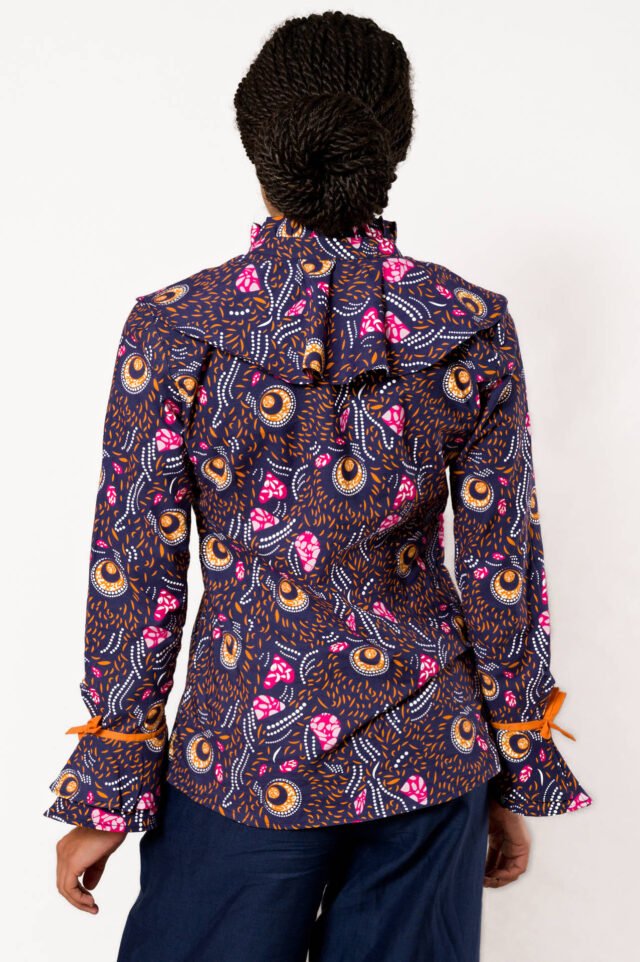 Nevice - Chemise à volants Jungle Love