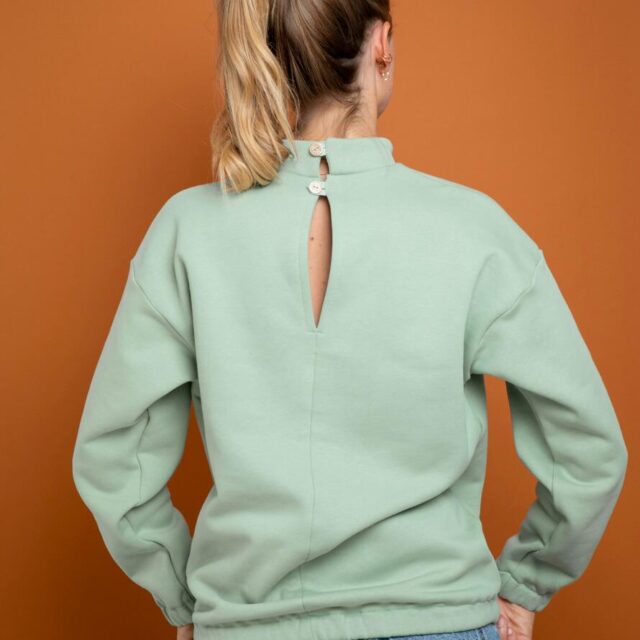 April & C - Pull Litsée – Vert d’eau
