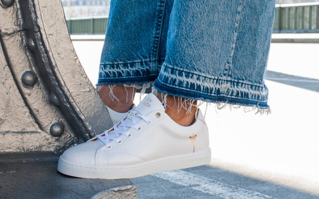 Baron Papillon - Sneaker Baron Papillon Basse blanche