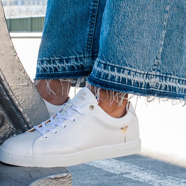 Baron Papillon - Sneaker Baron Papillon Basse blanche