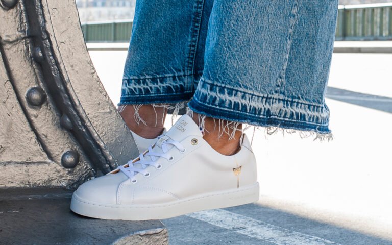 Baron Papillon - Sneaker Baron Papillon Basse blanche