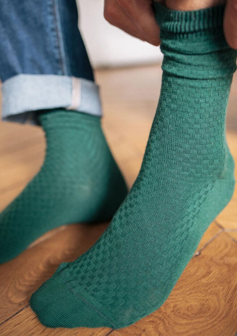 Montlimart - CHAUSSETTES ALVEOLE VERT