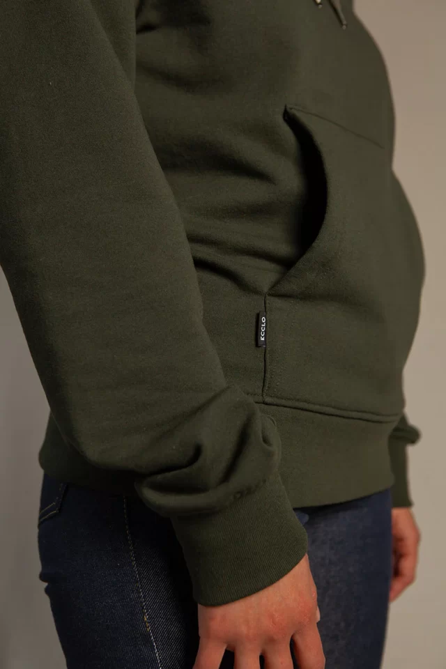 Ecclo - Sweat à capuche Jungle Green Unisexe