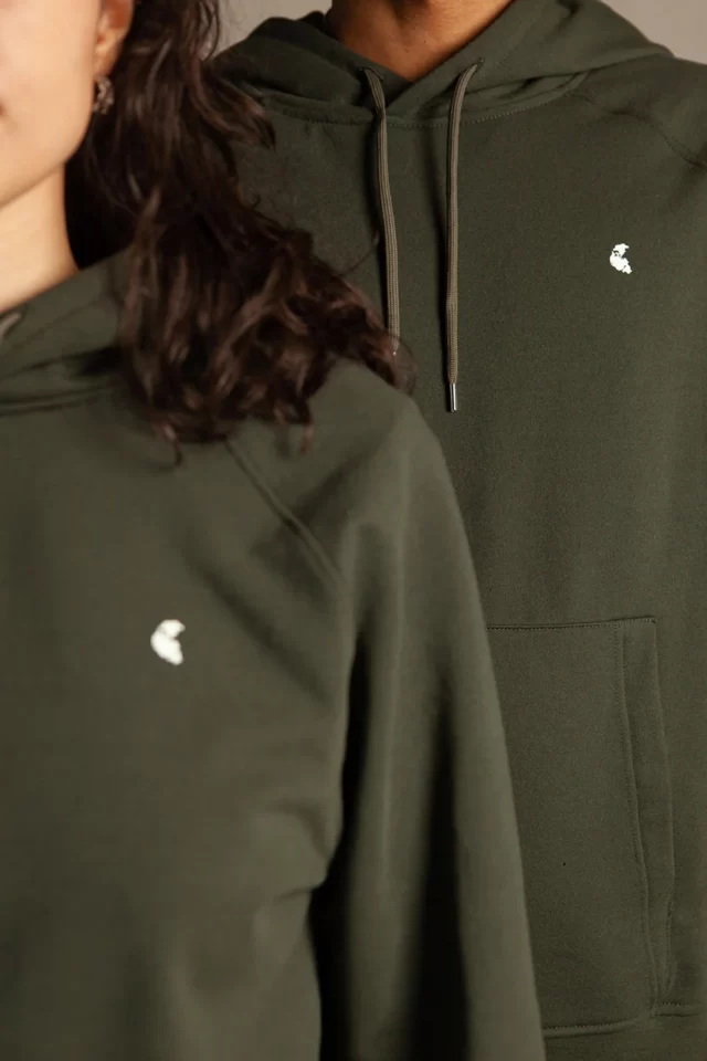 Ecclo - Sweat à capuche Jungle Green Unisexe