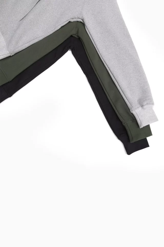 Ecclo - Sweat à capuche noir Unisexe