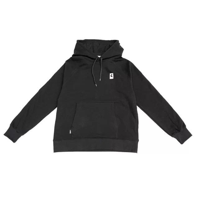 Ecclo - Sweat à capuche noir Unisexe
