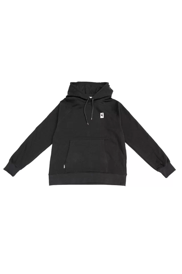 Ecclo - Sweat à capuche noir Unisexe