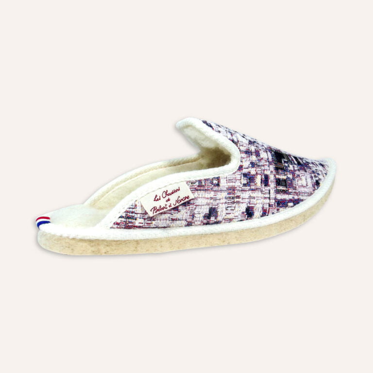 Les Chaussons de Bébert et Nonore - Babouches pour femme Jacquard Calia